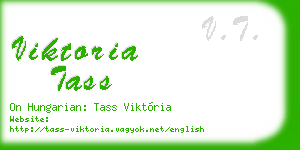 viktoria tass business card